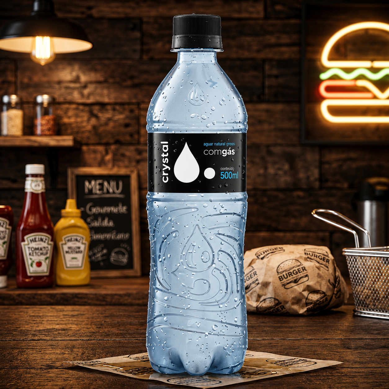 Garrafa Água com Gás 510ml