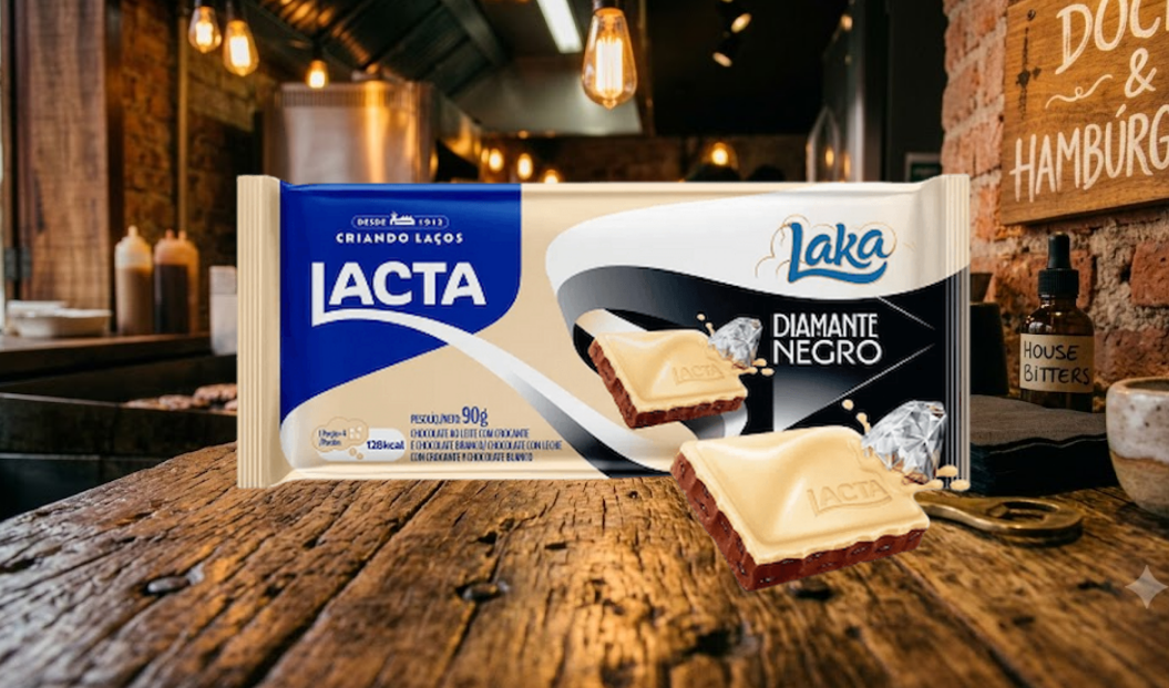 Barra Lacta Laka Diamante Negro