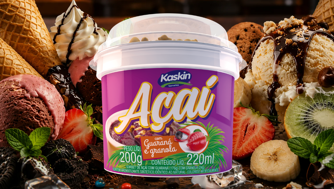 Kaskin Açaí Guaraná e Granola 220ml