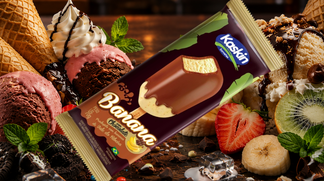 Kaskin Banana com Chocolate