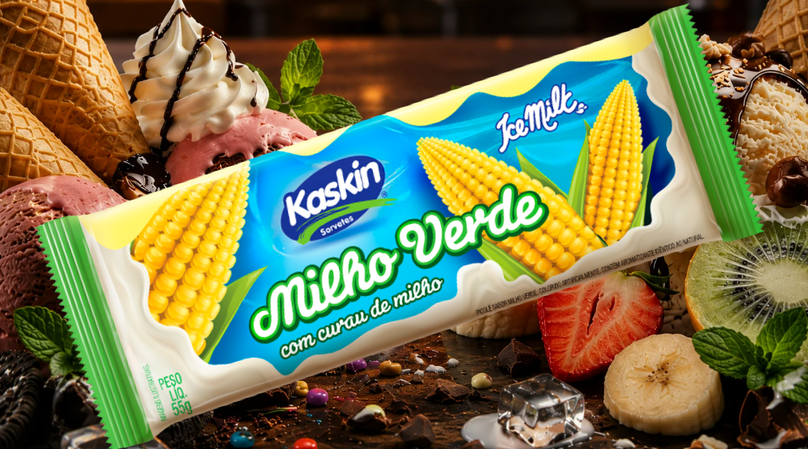 Kaskin Ice Milk Milho Verde