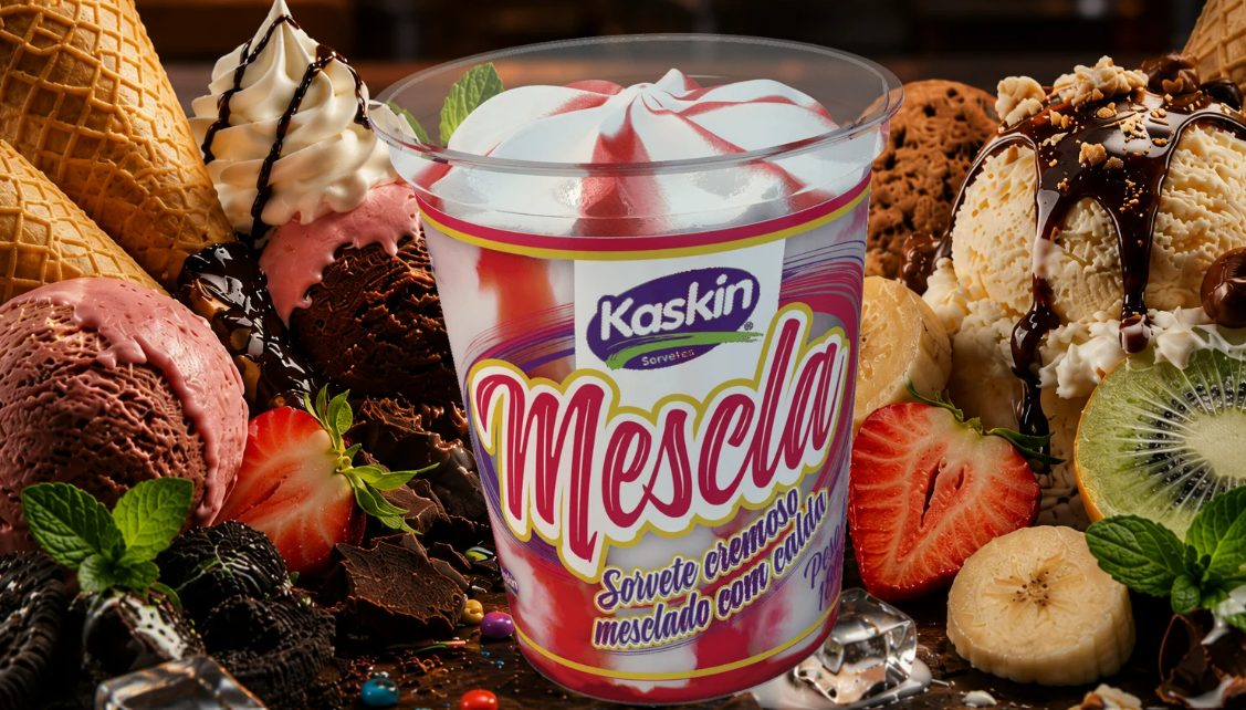 Kaskin Mescla Morango 180g