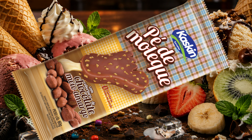 Kaskin Pé de Moleque Chocolate Meio Amargo