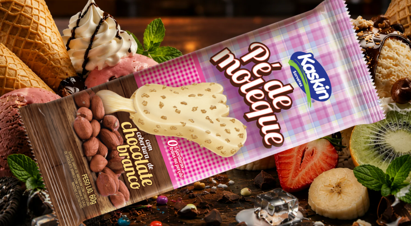 Kaskin Pé de Moleque Chocolate Branco