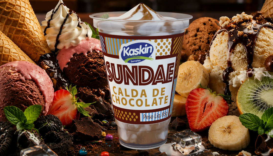 Kaskin Sundae Calda de Chocolate 85g