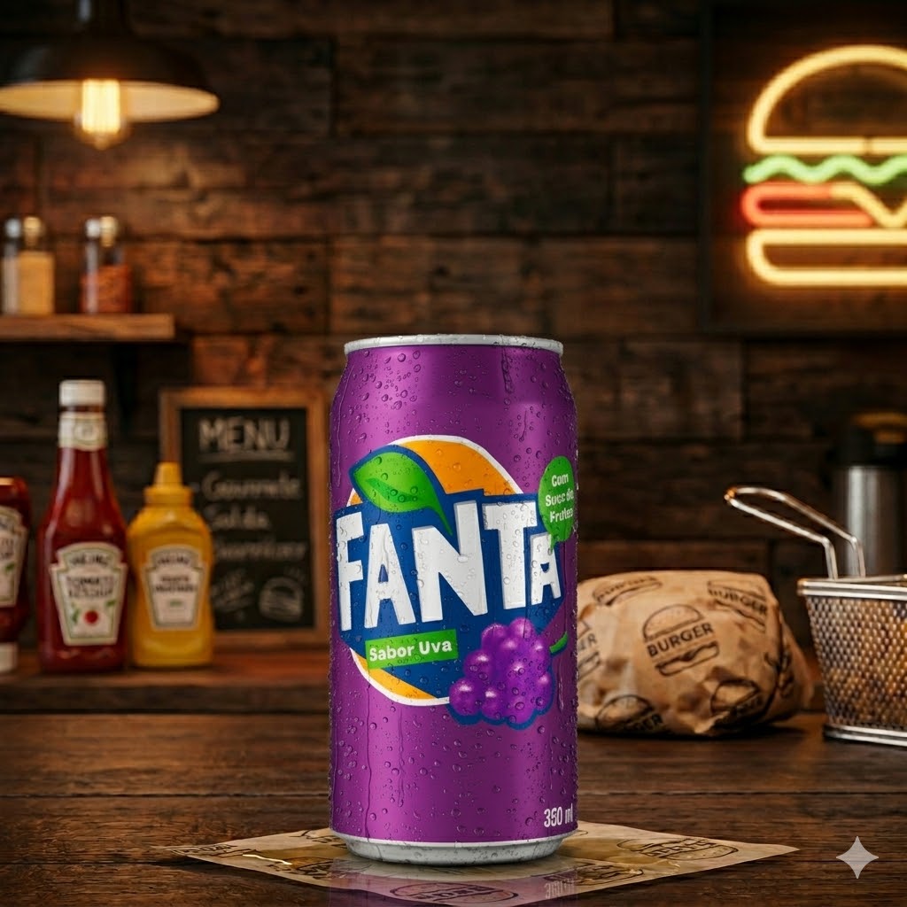 Lata Fanta Uva